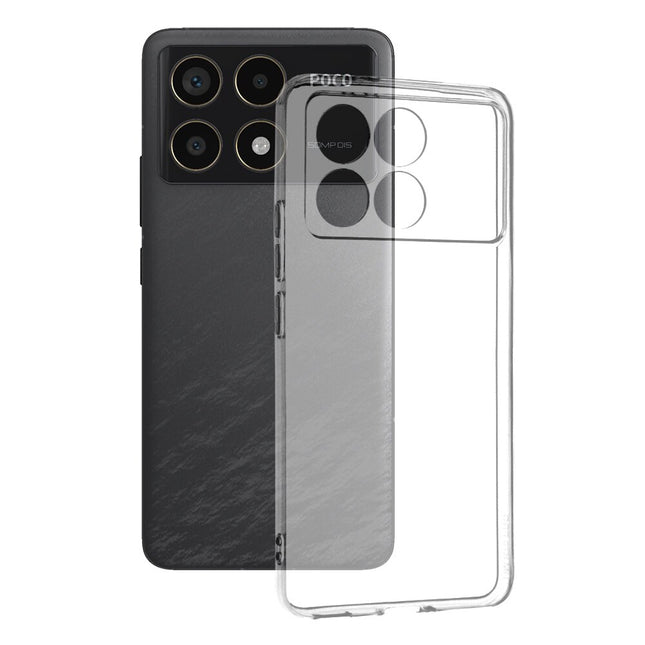 POCO F6 PRO átlátszó szilikon tok